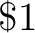 $\$1$